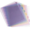 Assorted 8 Pack Binder Index Tabs